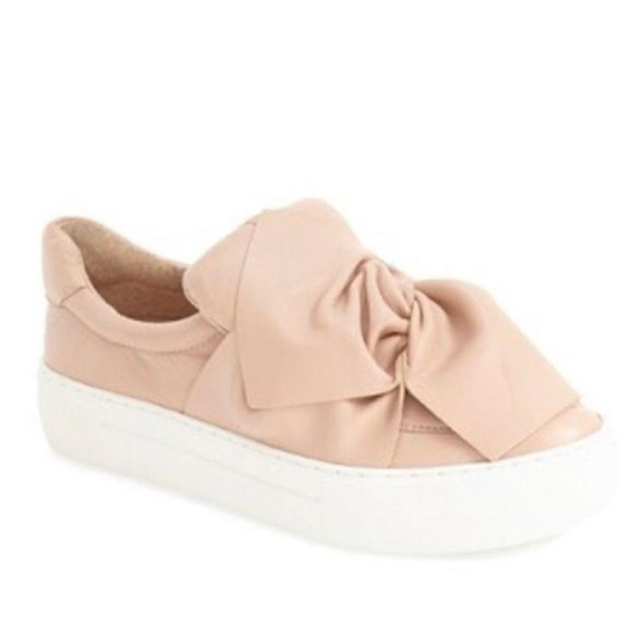J/SLIDES Shoes - J/Slides Annabelle Platform Sneakers Blush Pink 6